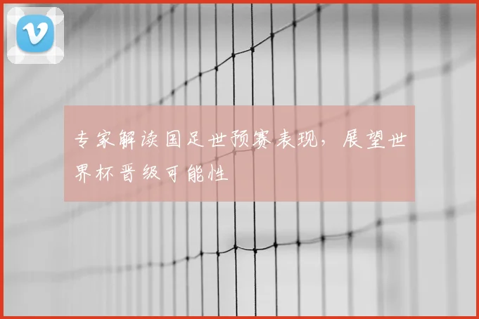 专家解读国足世预赛表现,展望世界杯晋级可能性