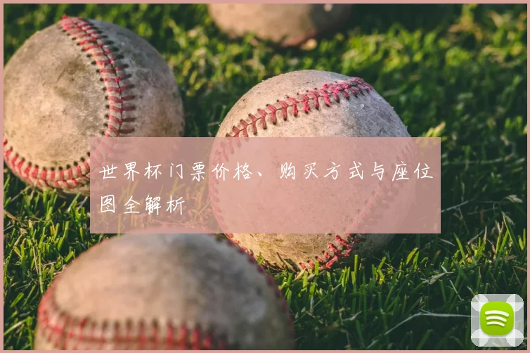 世界杯门票价格、购买方式与座位图全解析