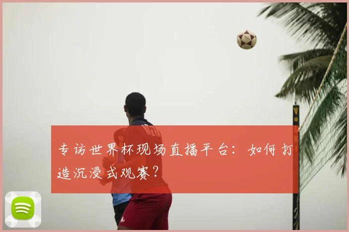 专访世界杯现场直播平台:如何打造沉浸式观赛?