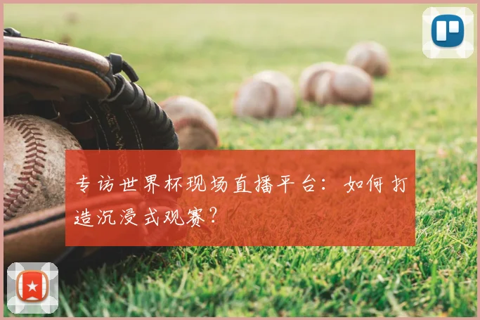 专访世界杯现场直播平台：如何打造沉浸式观赛？